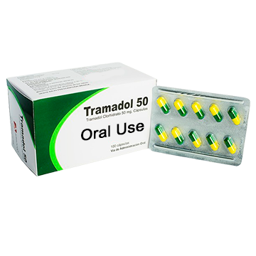 Tramadol 50mg tablets for pain relief, available online at a trusted pharmacy.